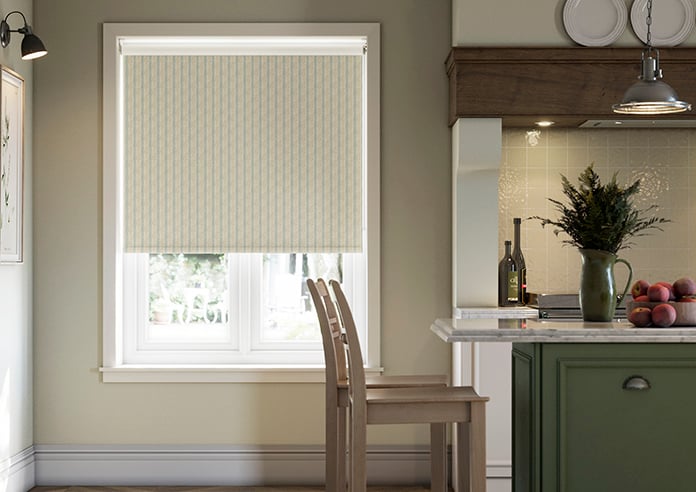 Emily Bond George Stripe Print, Fern - Twist&Fit Roller Blind - Image 3